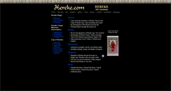 Desktop Screenshot of hereke.com